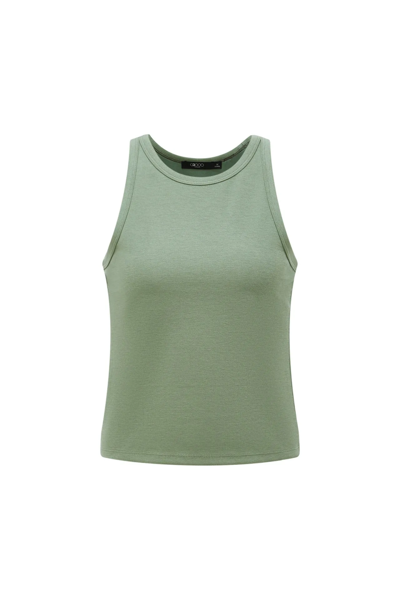 Ribbed Racercut Tank Top