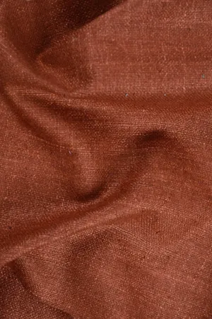 Sierra Brown Silk Linen (Matka) Fabric