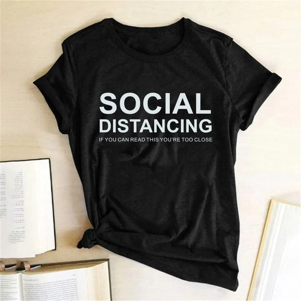 Social Distancing Womens Shirt