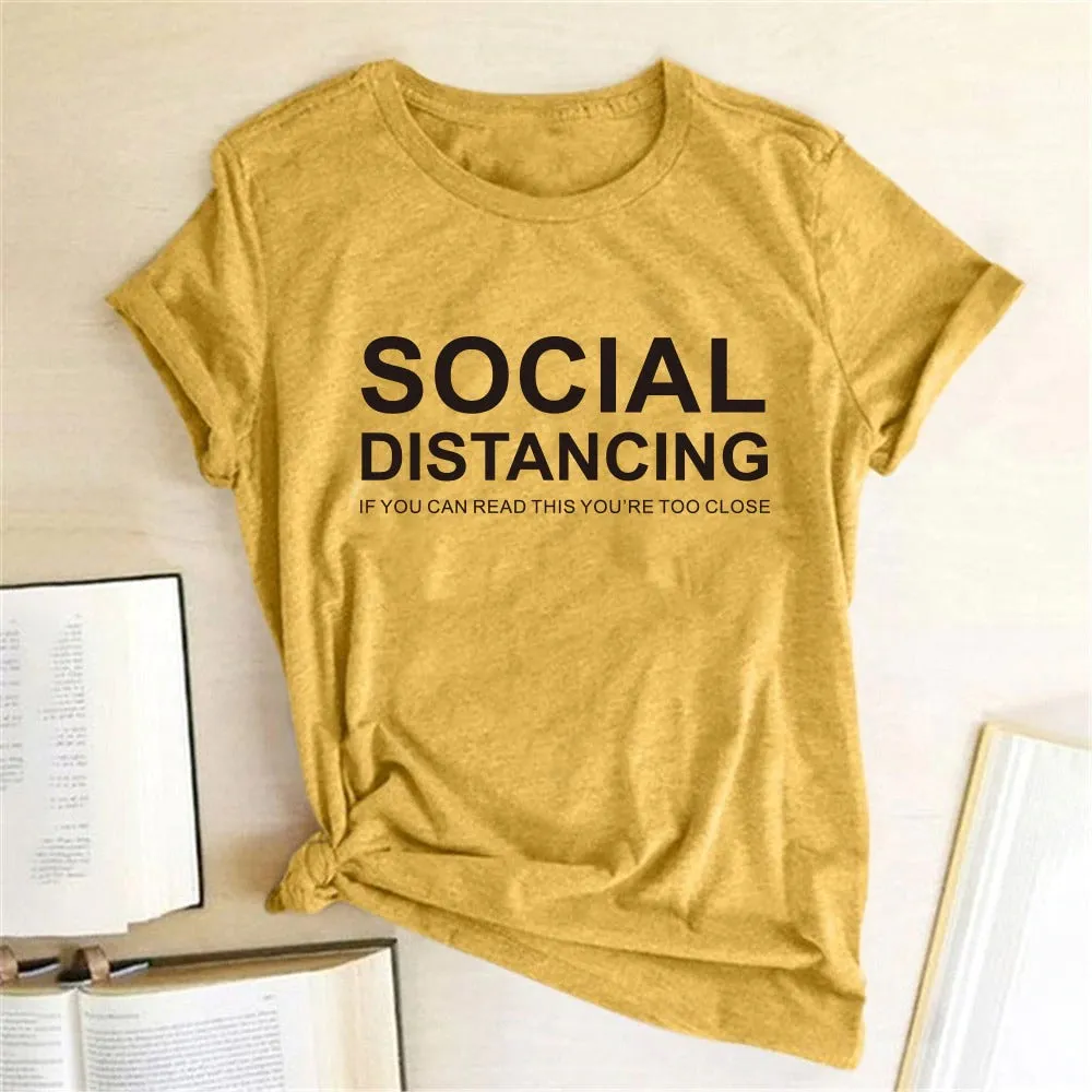 Social Distancing Womens Shirt