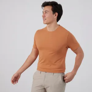 Threshold Crew Neck T-Shirt Slim Fit - Rustic Orange