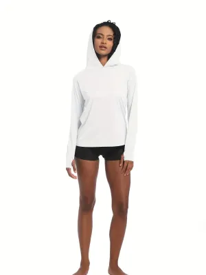 Ultra-Soft Women's Hoodie - Long Sleeve, Lightweight, Breathable, Moisture-Wicking, Quick-Drying, Outdoor Activewear for Hiking, Fishing, Camping, Travel - Perfect for Casual Daily Wear