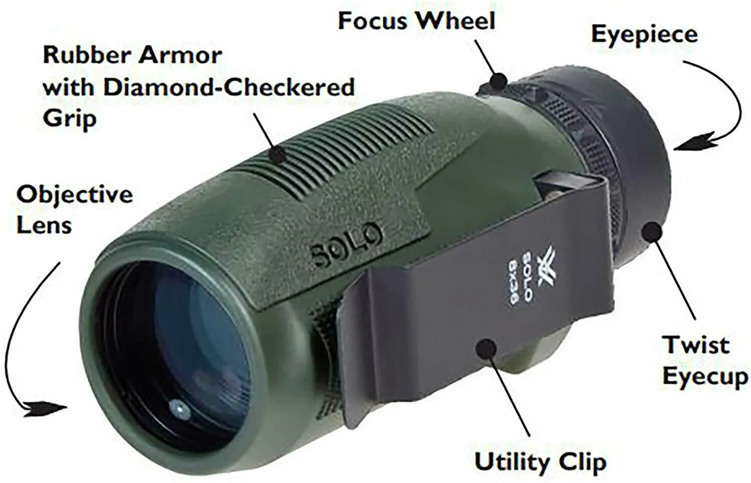 Vortex Optics Solo Monocular 10x36 (S136)