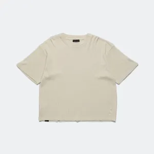 Waffle Boxy Tee - Bone