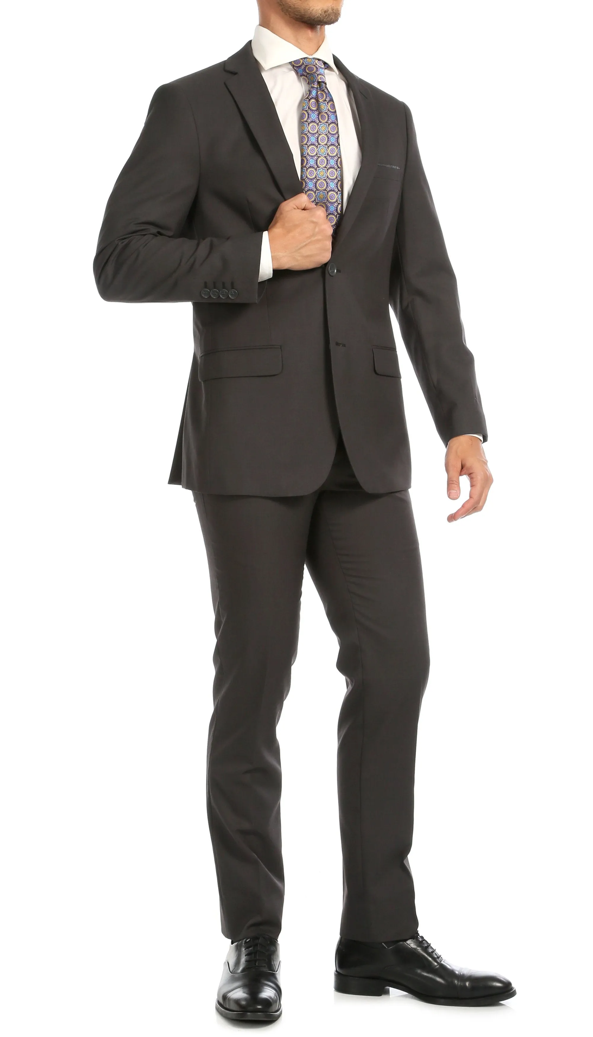 Windsor Charcoal Slim Fit 2 Piece Suit