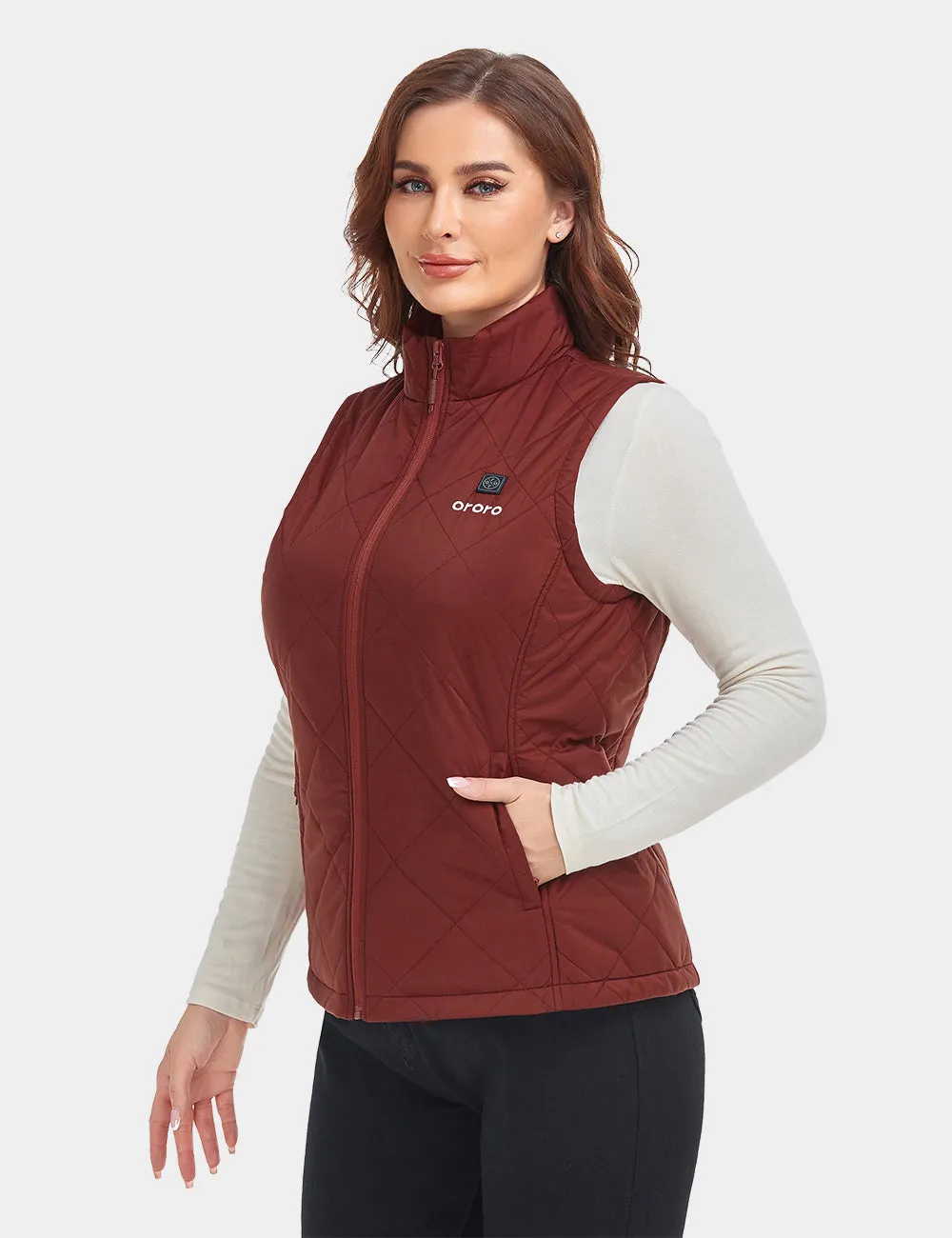 Women's Heated Quilted Vest (Apparel Only)