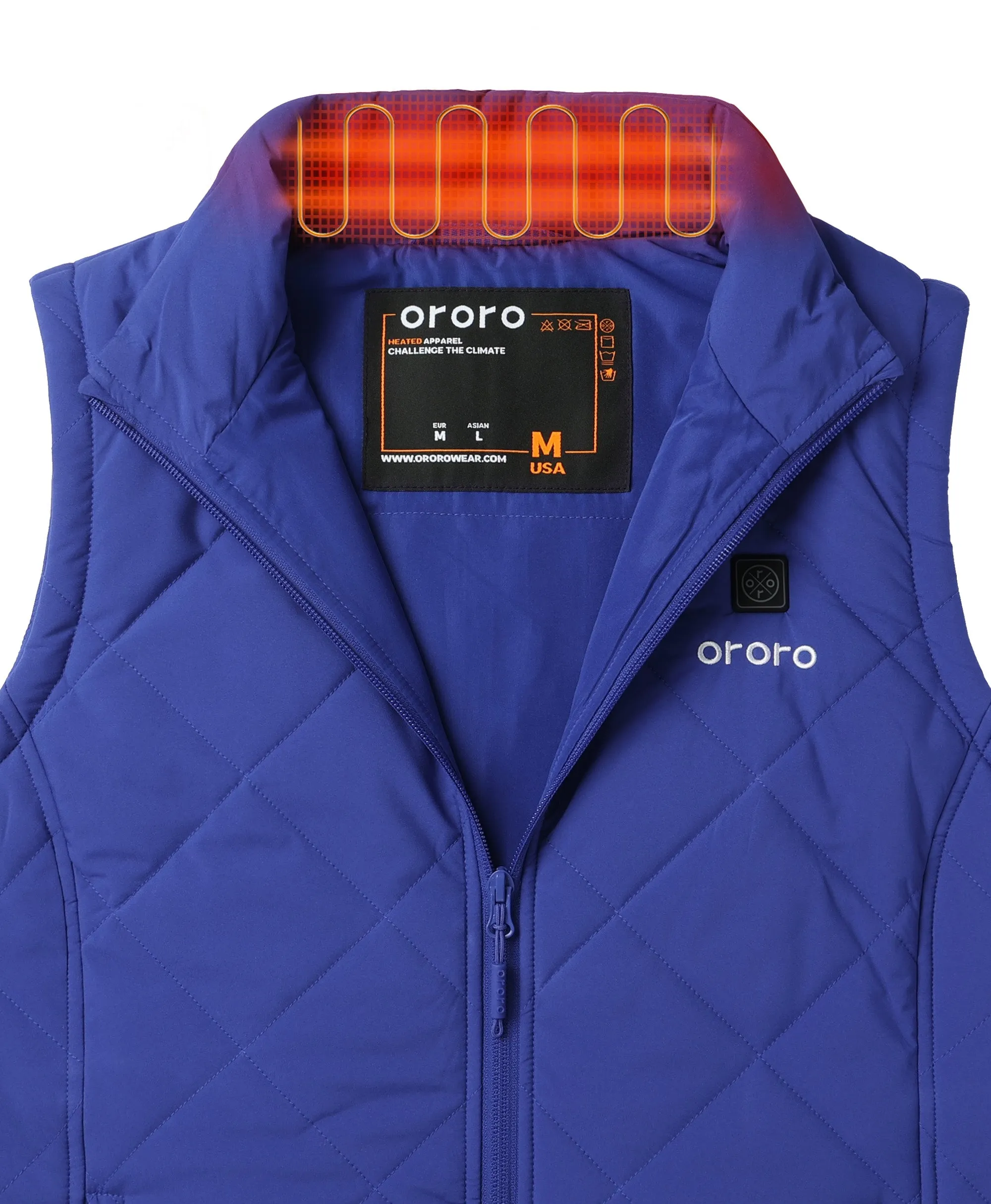 Women's Heated Quilted Vest (Apparel Only)