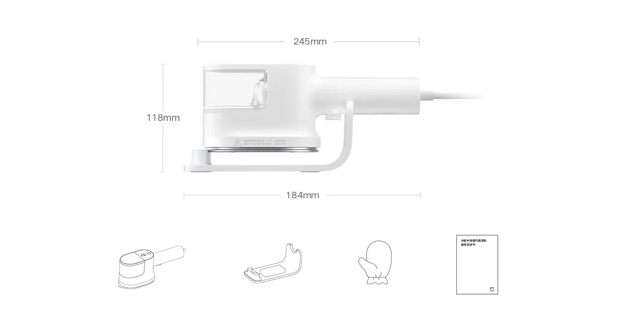 XIAOMI MIJIA Handheld Garment Steamer Home Appliance Portable Vertical Steam Iron For Clothes Electric Steamers Ironing Machine